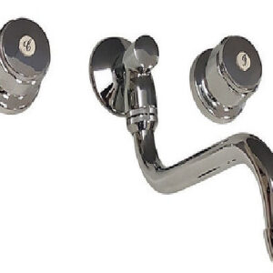 JUEGO COCINA PARED LINEA ROMA II CROMO LA OVAL