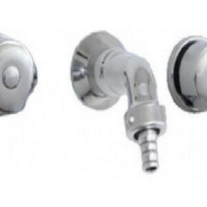 JUEGO LAVADERO LINEA ROMA II CROMO LA OVAL