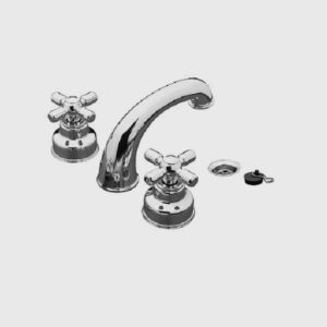 JUEGO LAVATORIO LINEA 1420 CROMO LA OVAL