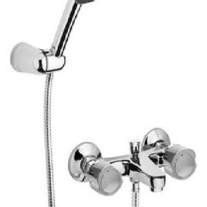 JUEGO DE LLUVIA EXTERNA LINEA ROMA I CROMO LA OVAL