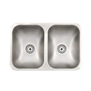 BACHA DE COCINA DOBLE (MOD.304) 56X37X18 A.ALFA