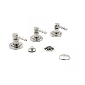 BIDET CIERRE CERAMICO LINEA FIORE LEVER CROMO  SUDAMERICANA