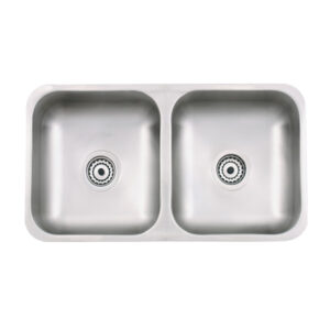 BACHA DE COCINA DOBLE (MOD.447) 77X34X20 A.ALFA