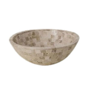 BACHA DE TRAVERTINO REDONDA CLASSICA DIAM.35CM VERERI