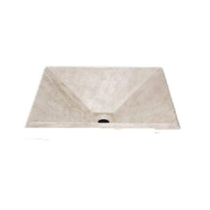 BACHA DE TRAVERTINO ORIENTAL 46X35CM VERERI