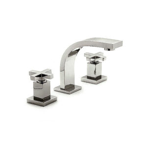 LAVATORIO CIERRE CERAMICO EN CRUZ LINEA KUBIC CROMO  SUDAMERICANA