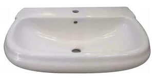 LAVATORIO DE 1 AGUJERO LINEA DAMA BLANCO ROCA