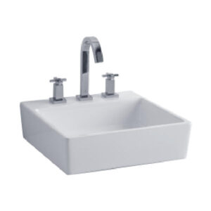 BACHA SOBREMESADA LINEA MILAN DE 42X41X13CM BLANCA GULLIART