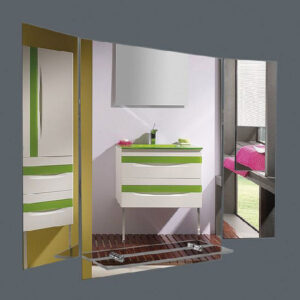 ESPEJO RECTO TRIPTICO (MOD.455) 50X80CM NEWGLASS