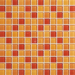 MALLA DE VIDRIO GRANADA NARANJA 30X30 MISIONES