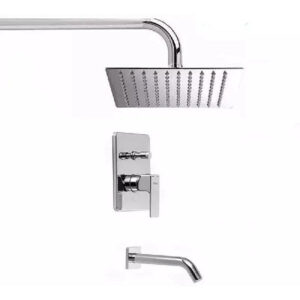 LLUVIA DE EMBUTIR MONOCOMANDO LINEA BARCELONA CROMO H&D