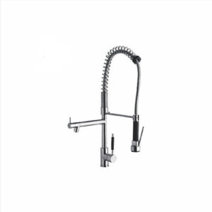 JUEGO DE MONOCOMANDO GOURMET DOBLE CROMO H&D