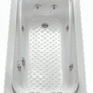 HIDROMASAJE 170X70 8 JET CON SOPAPA AUTOMATICA, ALMOHADILLA Y CERVICAL AURA