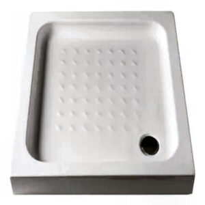 RECEPTACULO ACRILICO DE APOYO 90X90 BLANCA BAGNARA
