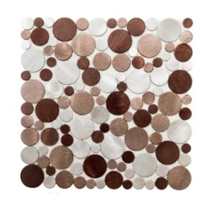 MALLA DE ALUMINIO CIRKLE BEIGE 30X30 MISIONES