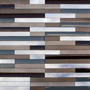 MALLA DE ALUMINIO LUND BEIGE STRIPS 30X30 MISIONES