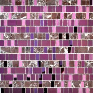 MALLA MATERIALES MIXTOS JAIPUR PURPLE 30X30 MISIONES