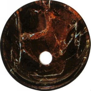 BACHA DE VIDRIO MARMOL ROJO DIAM.42CM DI BAIA