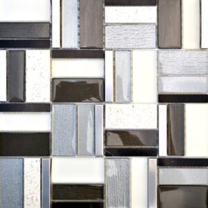 MALLA MATERIALES MIXTOS HELSINKI GREY 30X30 MISIONES