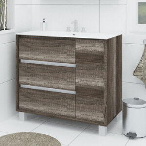 VANITORY PAMPA 2 CERRADO CON MESADA DE LOZA 81X46 FARAVELLI