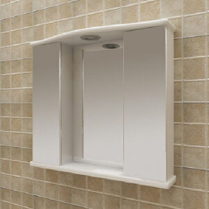 BOTIQUIN 2PTA /ESPEJO/LUZ 70X72 FARAVELLI