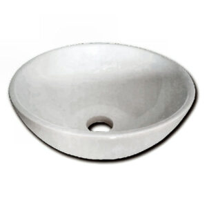 BACHA DE APOYO REDONDA LINEA NAHUEL BLANCA DIAM.32CM DACCORD