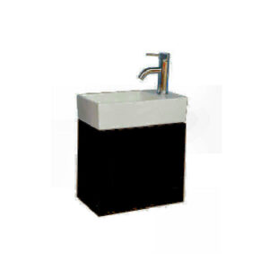 VANITORY COLGANTE WENGUE DE 1 AGUJERO  LINEA DUE  DE 42X25 GULLIART