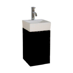 VANITORY COLGANTE WENGUE DE 1 AGUJERO LINEA MAX DE 30X31 GULLIART