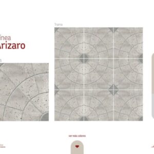 CERAMICA SALTEÑA ARIZARO GRIS 36X36 CAJA DE 2,34 M2