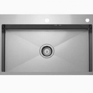 BACHA DE COCINA SIMPLE 65X35X22 MOD.718E A.ALFA