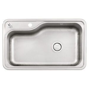 BACHA DE COCINA SIMPLE 68X41X20 MOD.802E A.ALFA