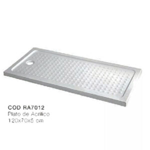RECEPTACULO ACRILICO DE APOYO 120X70X5 AURA