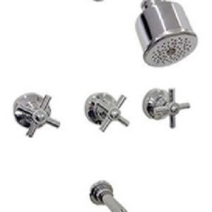 JUEGO LLUVIA BERLIN CROMO LA OVAL