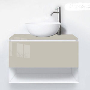 VANITORY COLGANTE C / MESADA 60X45 BEIGE STAMPATO