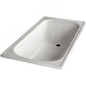 BAÑERA DE CHAPA BLANCA 160X70X36 FLOWATER