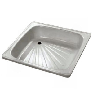 RECEPTACULO DE CHAPA BLANCO 70X70X15 FLOWATER