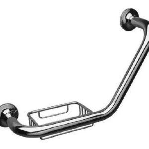 AGARRADERA ANGULAR CON JABONERA CROMO GRUPO