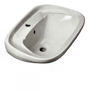 LAVATORIO GRANDE DE 1 AGUJERO LINEA ITALIANA BLANCO CAPEA