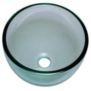 BACHA DE VIDRIO TRASLUCIDA  DIAM.31CM DACCORD