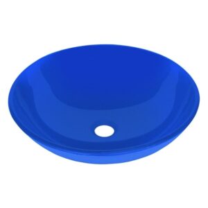 BACHA DE VIDRIO AZUL DIAM.31CM DACCORD