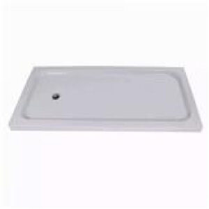 RECEPTACULO ACRILICO DE APOYO 120X70 BLANCA BAGNARA