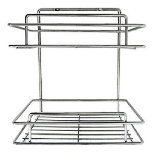 ESTANTE DOBLE 44CM 05-806 CROMO SOLDART