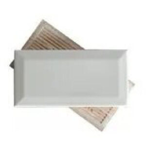 CERAMICA WHITE 10X20 BISELADO CAJA 1,38M2 STRUFALDI