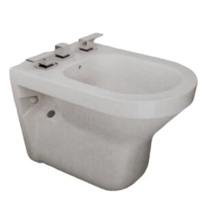 BIDET COLGANTE DE 3 AGUJEROS LINEA NUOVA BLANCO DECA