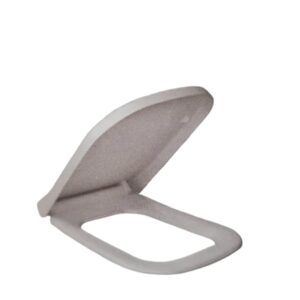 ASIENTO DE INODORO CON CAIDA AMORTIGUADA LINEA NUOVA BLANCO DECA