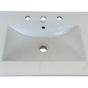 MESADA DE LOSA BLANCA 1 AGUJERO 70X46X18 FLOWATER