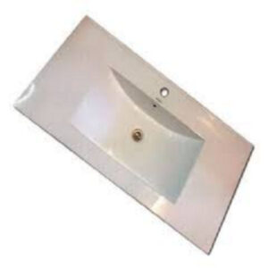 MESADA DE LOSA BLANCA 1 AGUJERO 80X46X18 FLOWATER